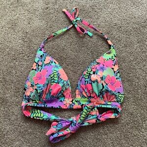 Victorias Secret floral bikini top